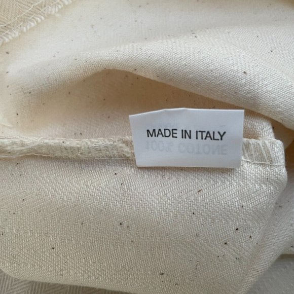 Loro Piana Open Walk Dust Bags Draw String Storage Bag Cotton Bag Made in Italy - Picture 11 of 12